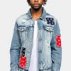 Bandana Paisley Patch Denim Jacket