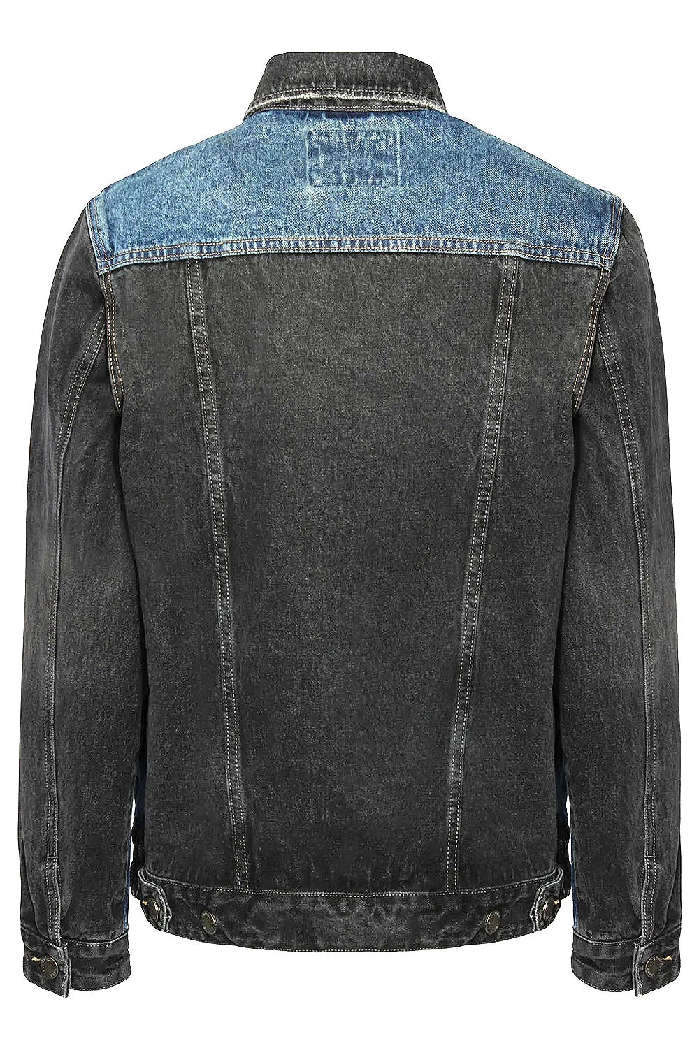 Two Tone Trucker Denim Jacket 2 Two Tone Trucker Denim Jacket - Image 2
