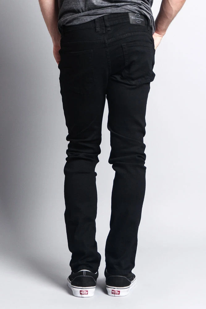 Premium Denim Skinny Fit Jeans (Black) 4 Premium Denim Skinny Fit Jeans (Black) - Image 4