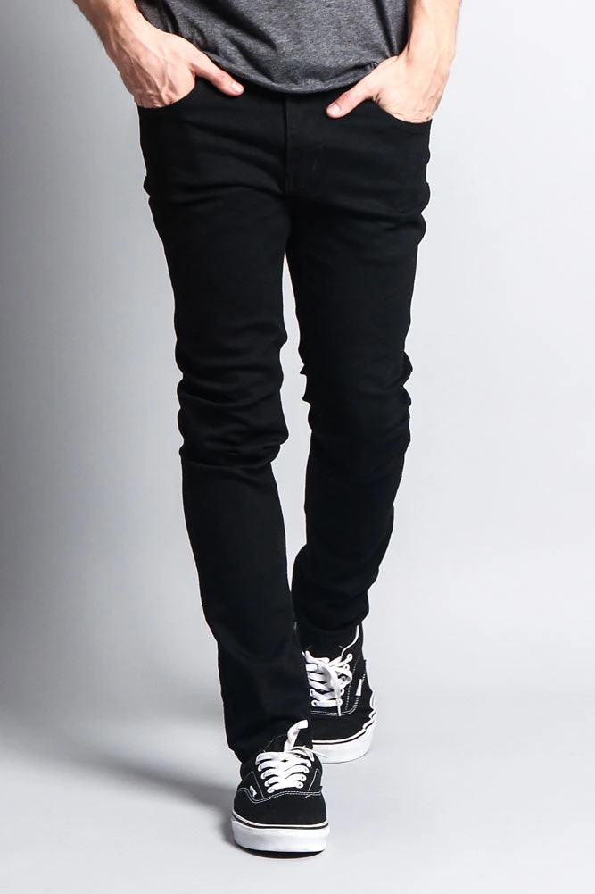 Premium Denim Skinny Fit Jeans (Black) 5 Premium Denim Skinny Fit Jeans (Black) - Image 5