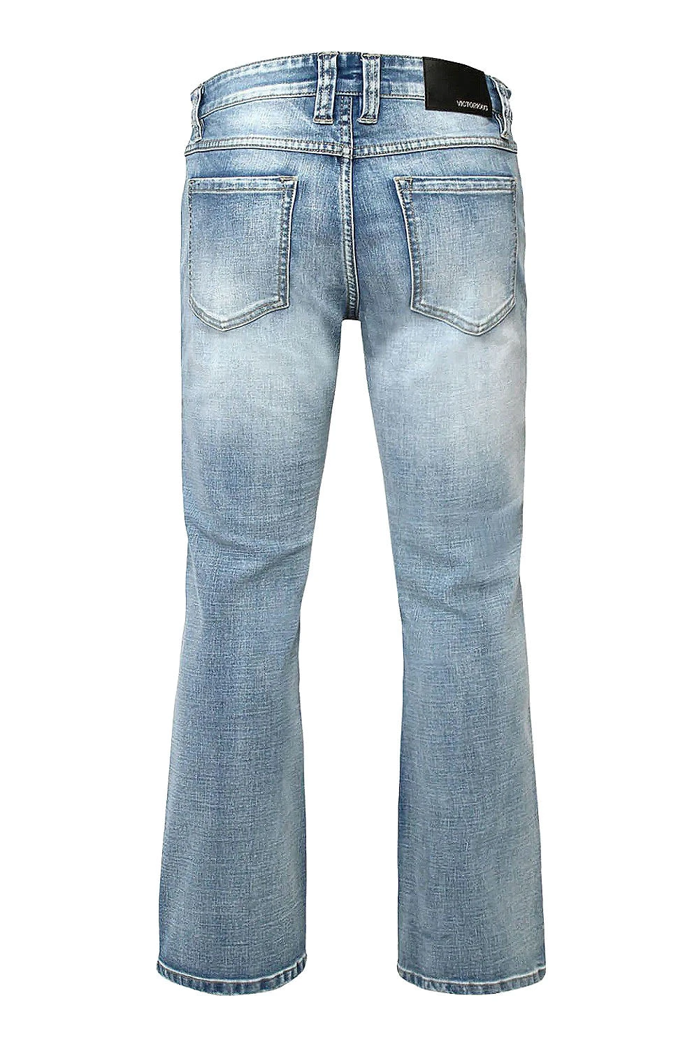 Men's Essential Light Washed Flared Denim Jeans 5 Men's Essential Light Washed Flared Denim Jeans - Image 5
