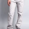 Men's Straight Fit Colored Denim Jeans (Light Grey)