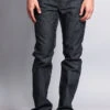 Men's Straight Fit Raw Denim Jeans (Raw Grey)