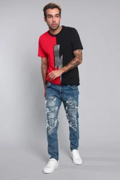 Distressed Denim Jeans 17 Distressed Denim Jeans -Victorious DL1215 IND 6