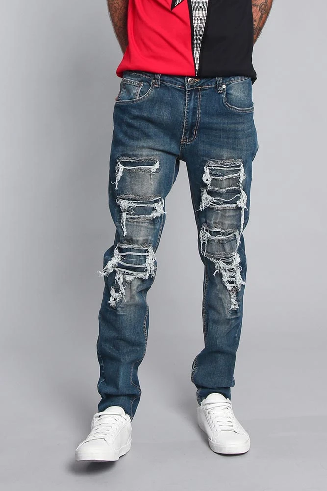Distressed Denim Jeans 7 Distressed Denim Jeans - Image 7