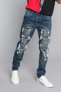 Distressed Denim Jeans 21 Distressed Denim Jeans -Victorious DL1215 VIN 4