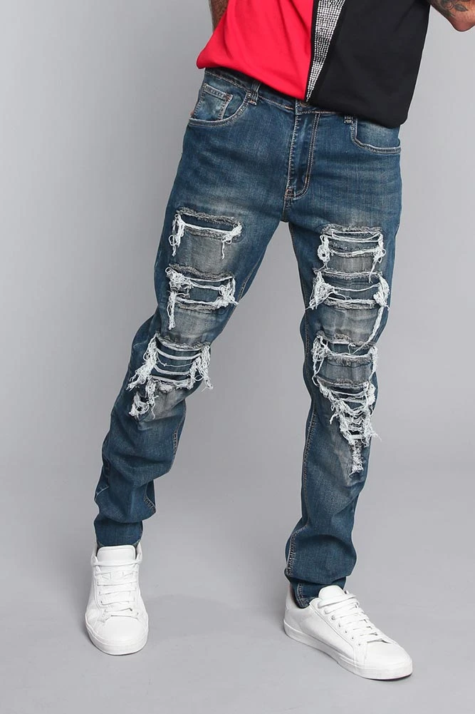 Distressed Denim Jeans 10 Distressed Denim Jeans - Image 10