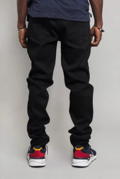 Knee Cut Denim Skinny Jeans 26 Knee Cut Denim Skinny Jeans -Victorious DL1249 BLK 3