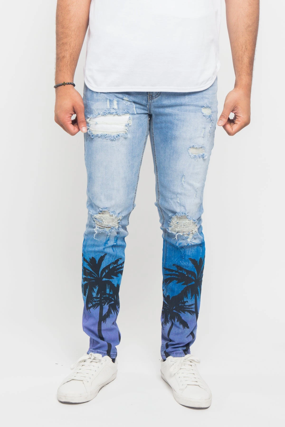 Distressed Airbrushed City Jeans 1 Distressed Airbrushed City Jeans