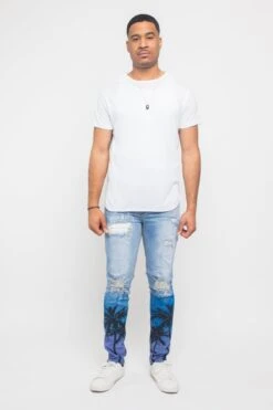 Distressed Airbrushed City Jeans 17 Distressed Airbrushed City Jeans -Victorious DL1277 DAY 5