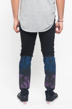 Distressed Airbrushed City Jeans 20 Distressed Airbrushed City Jeans -Victorious DL1277 NGT 3