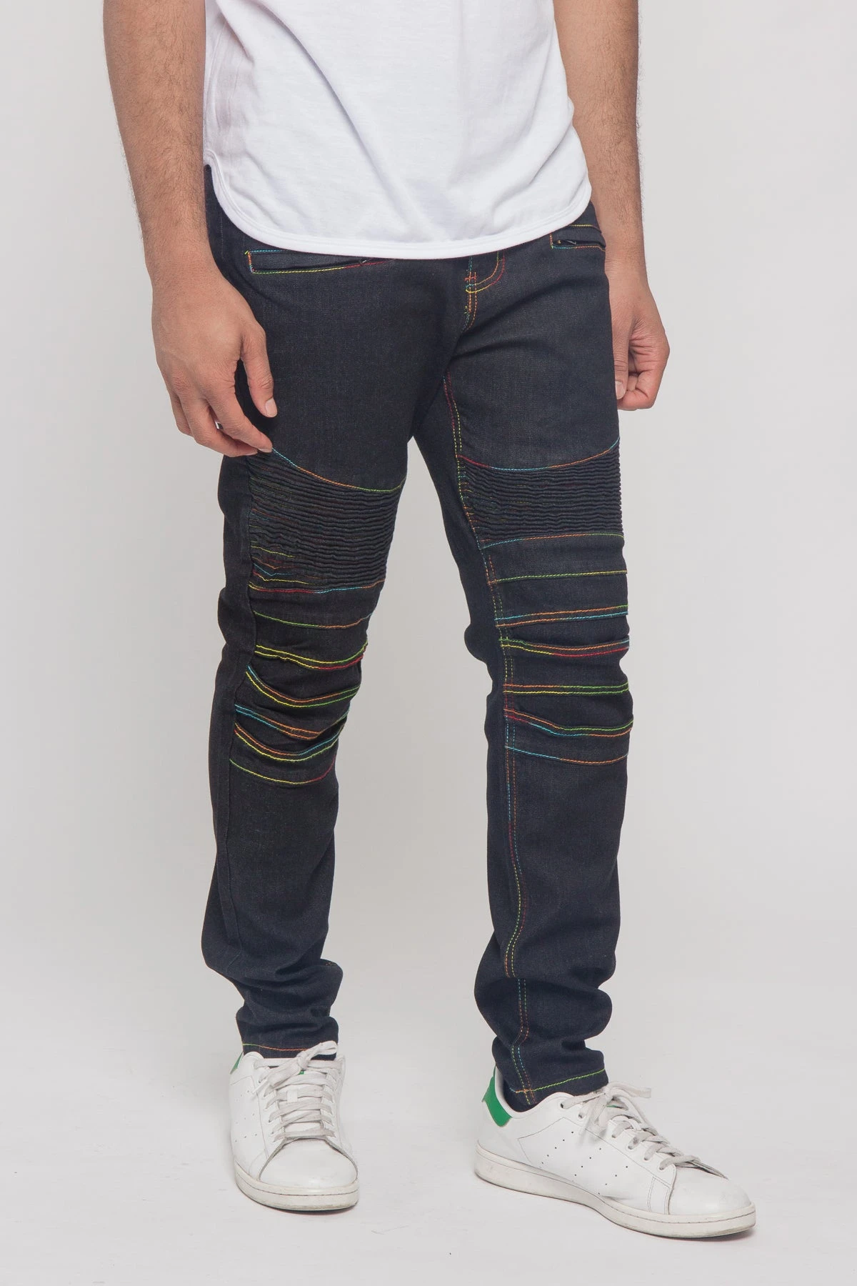 Rainbow Stitch Raw Denim Jeans 4 Rainbow Stitch Raw Denim Jeans - Image 4