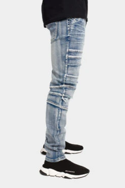Stacked Acid Wash Jeans -Victorious DL1299 IND 4
