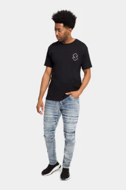 Stacked Acid Wash Jeans -Victorious DL1299 IND 5