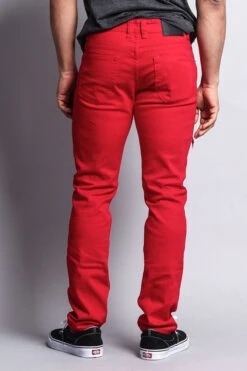 Distressed Colored Skinny Jeans -Victorious DL133 4