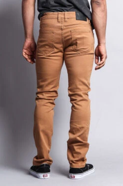 Distressed Colored Skinny Jeans -Victorious DL133 WHE 3