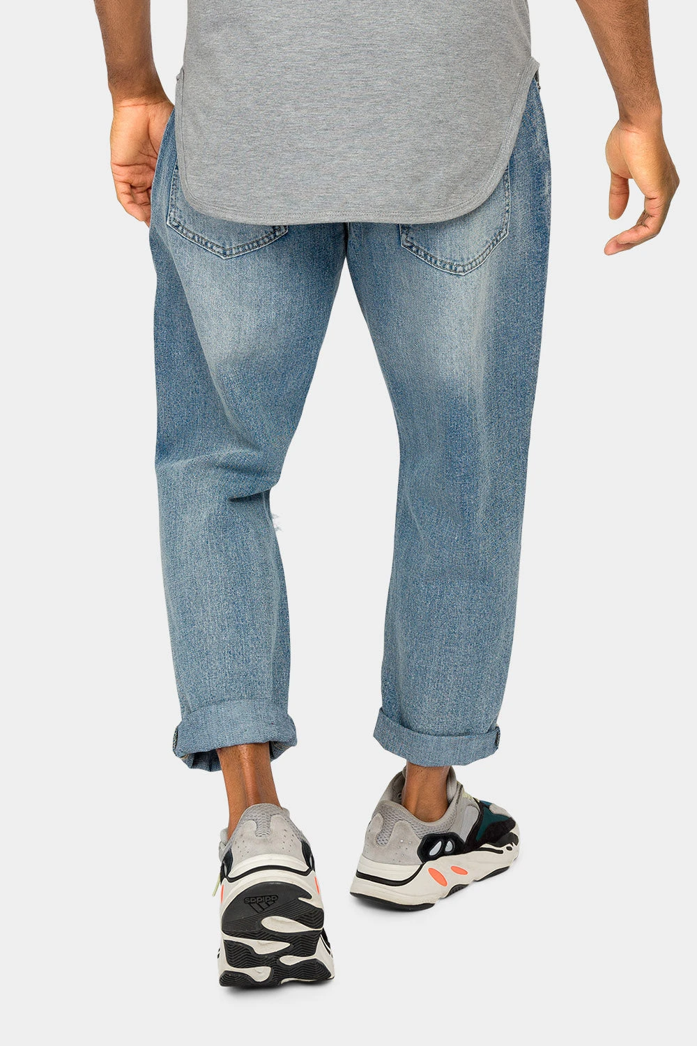 Distressed Cropped Denim Jeans 3 Distressed Cropped Denim Jeans - Image 3