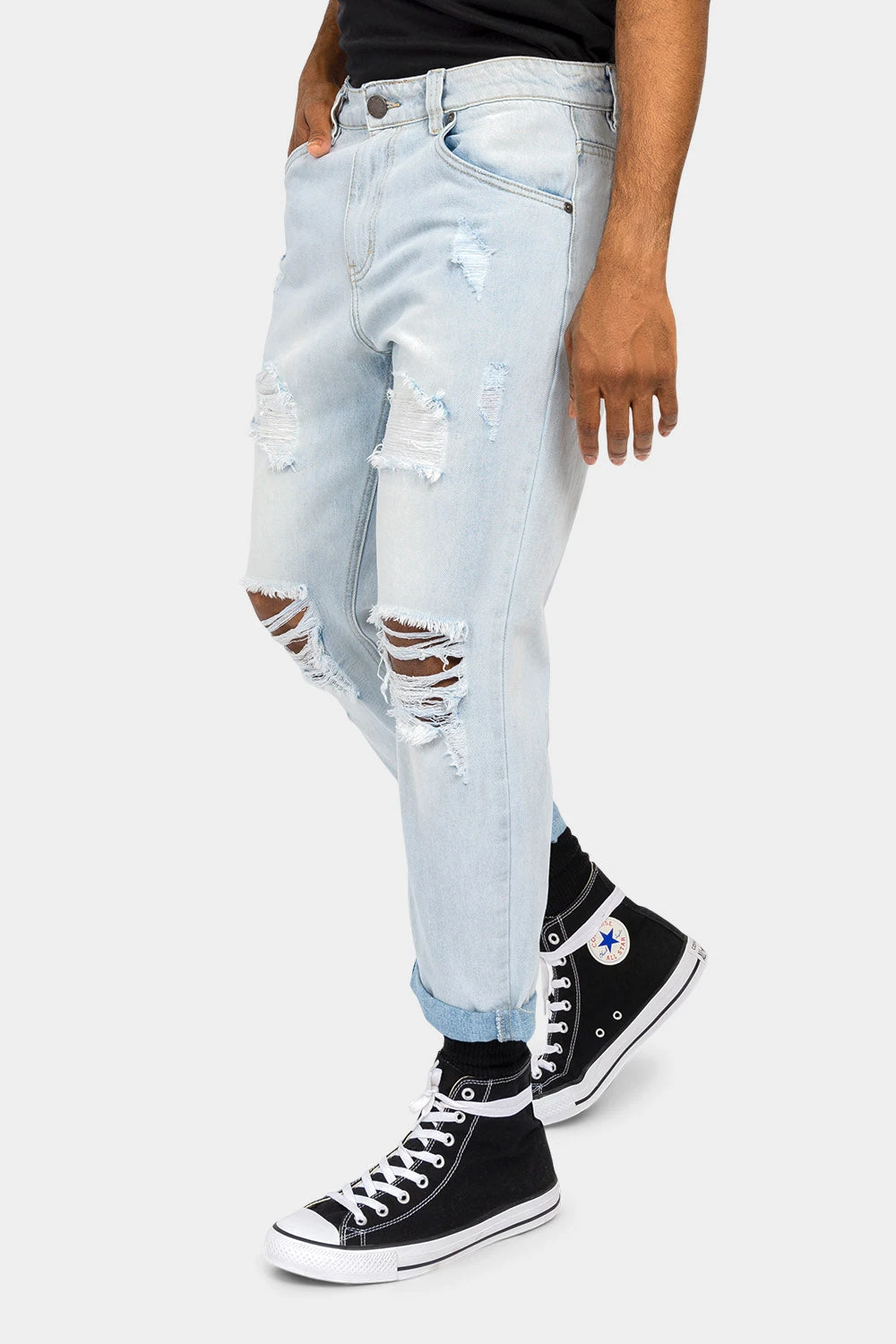 Distressed Cropped Denim Jeans 12 Distressed Cropped Denim Jeans - Image 12