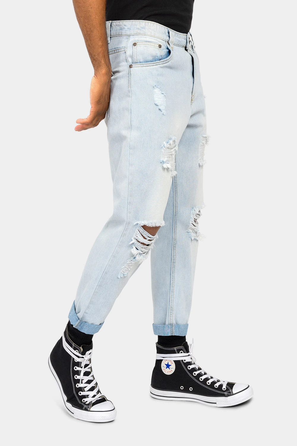 Distressed Cropped Denim Jeans 14 Distressed Cropped Denim Jeans - Image 14