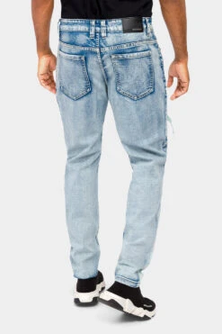 Faded Rip And Repair Denim Jeans -Victorious DL1370 IND 3