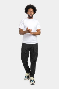 Dual Pocket Cargo Pants -Victorious DL1394 BLK 5