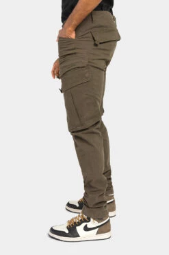 Dual Pocket Cargo Pants -Victorious DL1394 OLV 2