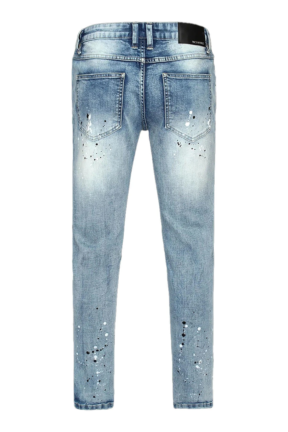 Paint Splatter Rhinestone Denim Jeans 2 Paint Splatter Rhinestone Denim Jeans - Image 2