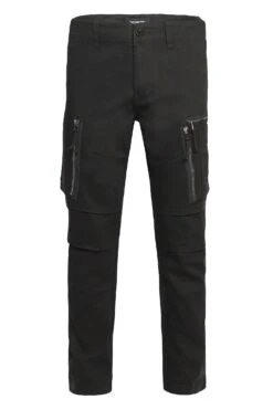 Men's Essential Utility Cargo Jogger Pants -Victorious DL1454 BLK 1