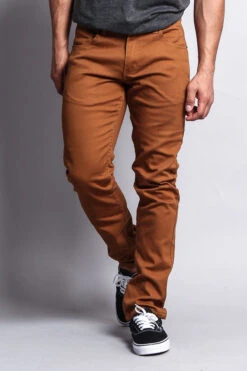 Men's Essential Skinny Fit Colored Jeans (Dark Wheat) 15 Men's Essential Skinny Fit Colored Jeans (Dark Wheat) -Victorious DL937 DKW 5 bc9d7295 71e9 45c8 a2c2 93f9863134ae