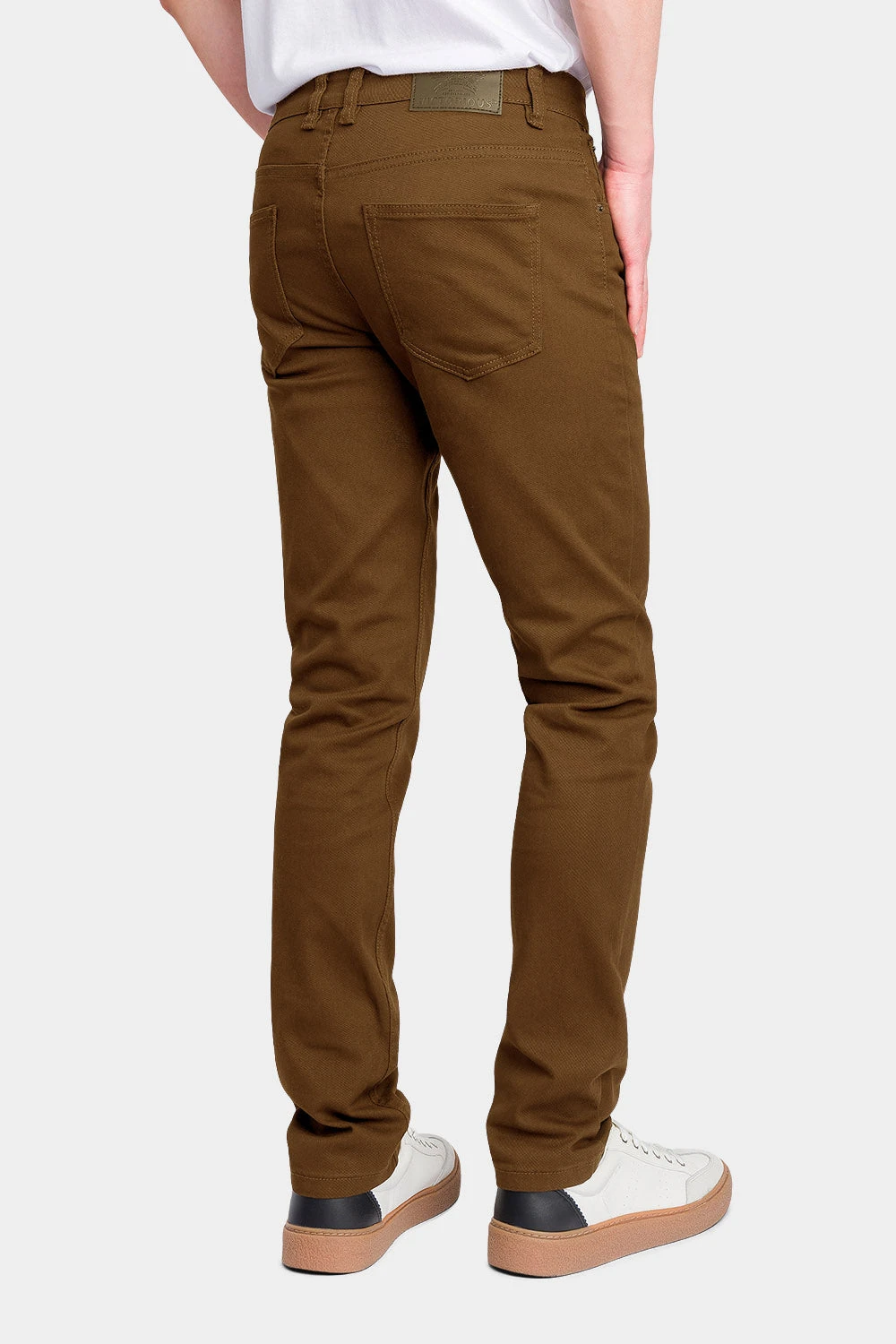 Men's Essential Skinny Fit Colored Jeans (Mocha) 3 Men's Essential Skinny Fit Colored Jeans (Mocha) - Image 3