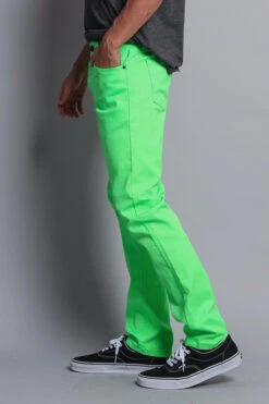 Men's Essential Skinny Fit Colored Jeans (Neon Green) 11 Men's Essential Skinny Fit Colored Jeans (Neon Green) -Victorious DL937 NGN 2 e3c39983 d393 405e 916a 118af751690e