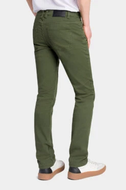 Men's Essential Skinny Fit Colored Jeans (Olive) 10 Men's Essential Skinny Fit Colored Jeans (Olive) -Victorious DL937 OLV 3