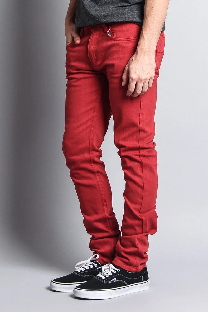 Men's Essential Skinny Fit Colored Jeans (Picante) 5 Men's Essential Skinny Fit Colored Jeans (Picante) - Image 5