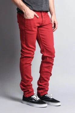 Men's Essential Skinny Fit Colored Jeans (Picante) 13 Men's Essential Skinny Fit Colored Jeans (Picante) -Victorious DL937 PCT 3