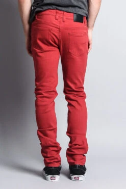 Men's Essential Skinny Fit Colored Jeans (Picante) 14 Men's Essential Skinny Fit Colored Jeans (Picante) -Victorious DL937 PCT 4