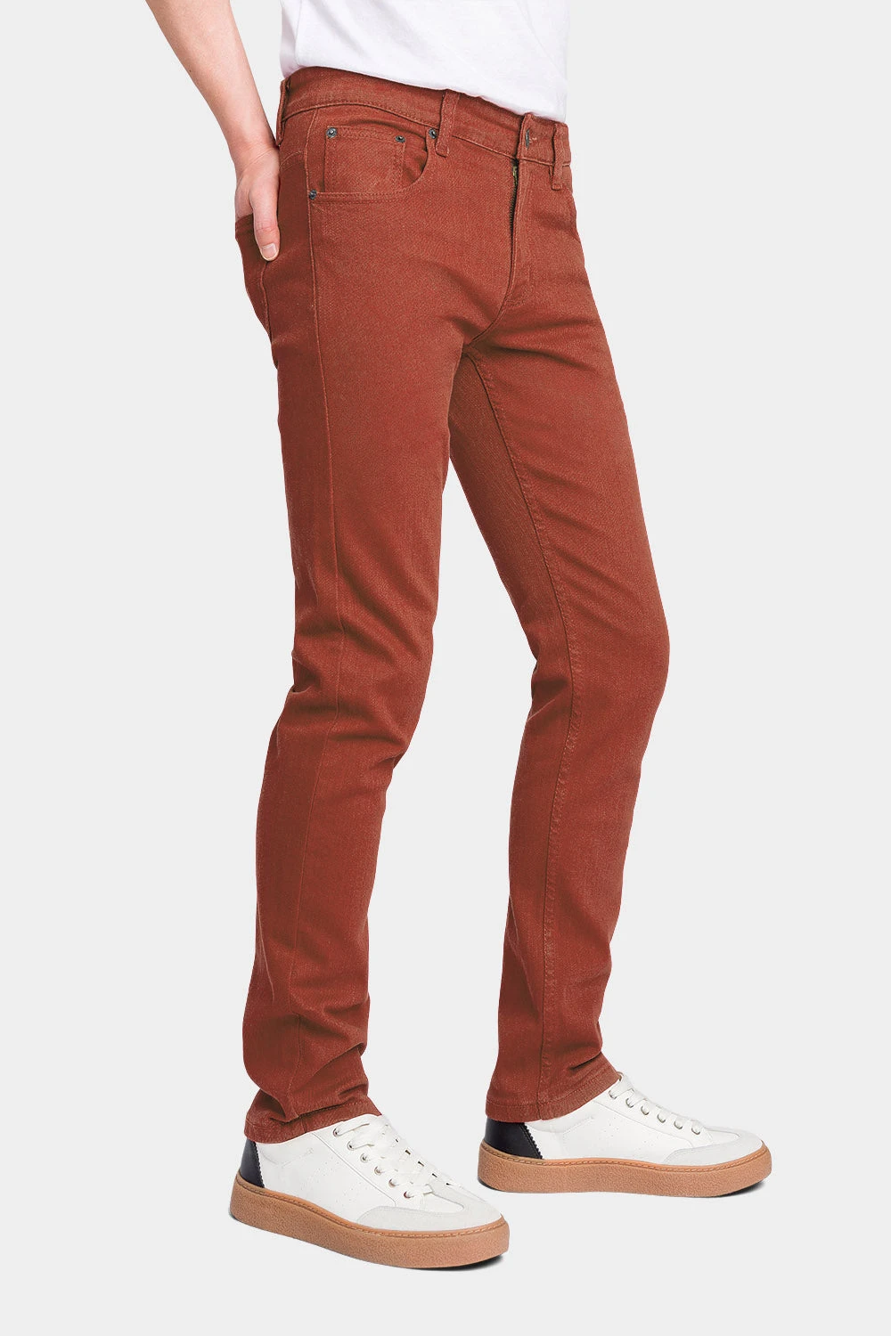 Men's Essential Skinny Fit Colored Jeans (Picante) 2 Men's Essential Skinny Fit Colored Jeans (Picante) - Image 2