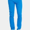 Men's Essential Skinny Fit Colored Jeans (Turquoise)