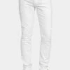 Men's Essential Skinny Fit Colored Jeans (White)