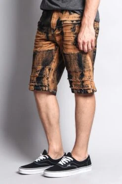 Acid Washed Biker Shorts -Victorious DS2006 MUD 2