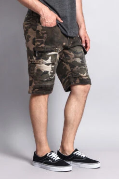 Camo Cargo Biker Shorts -Victorious DS2009 OCM 4