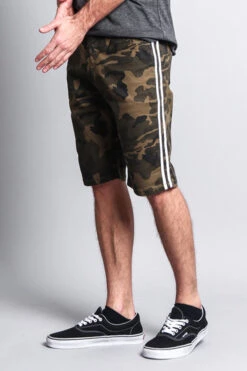 Men's Shorts With Stripes -Victorious DS2036 CAM 2