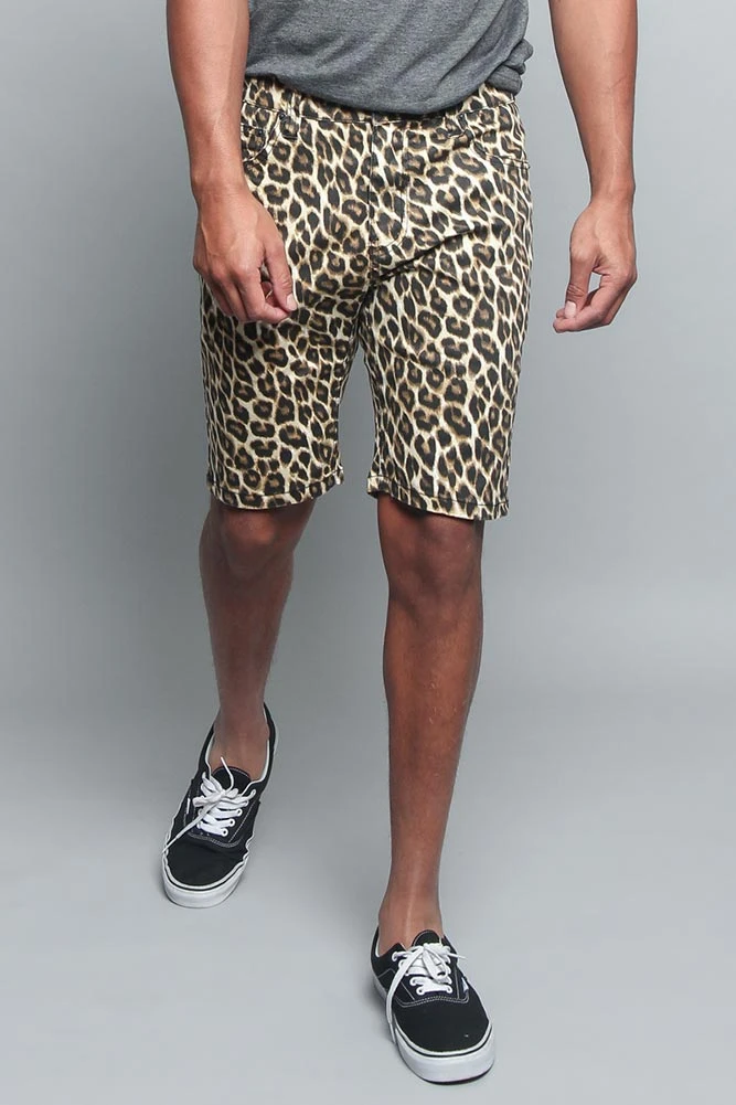 Leopard Print Shorts 1 Leopard Print Shorts