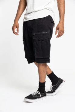 Deep Pocket Cargo Shorts -Victorious DS2056 BLK 2