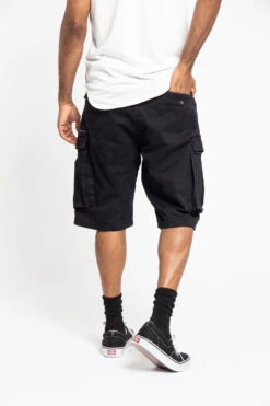 Deep Pocket Cargo Shorts -Victorious DS2056 BLK 3