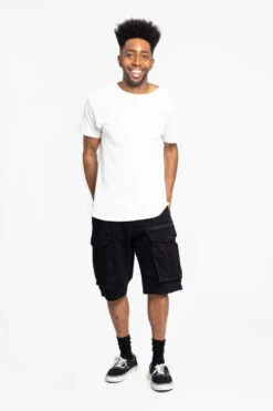 Deep Pocket Cargo Shorts -Victorious DS2056 BLK 5