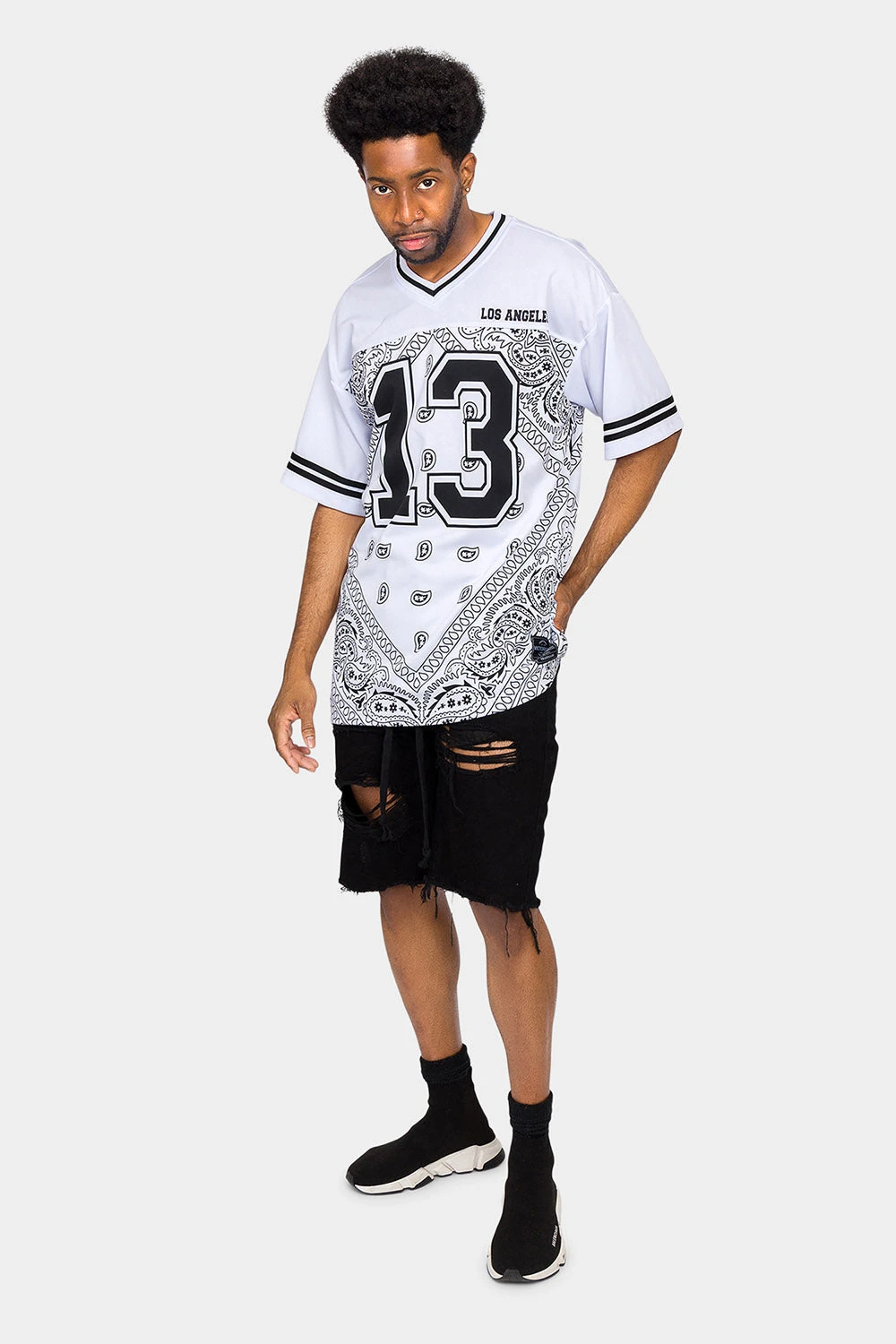 Bandana Paisley 13 Football Jersey 10 Bandana Paisley 13 Football Jersey - Image 10