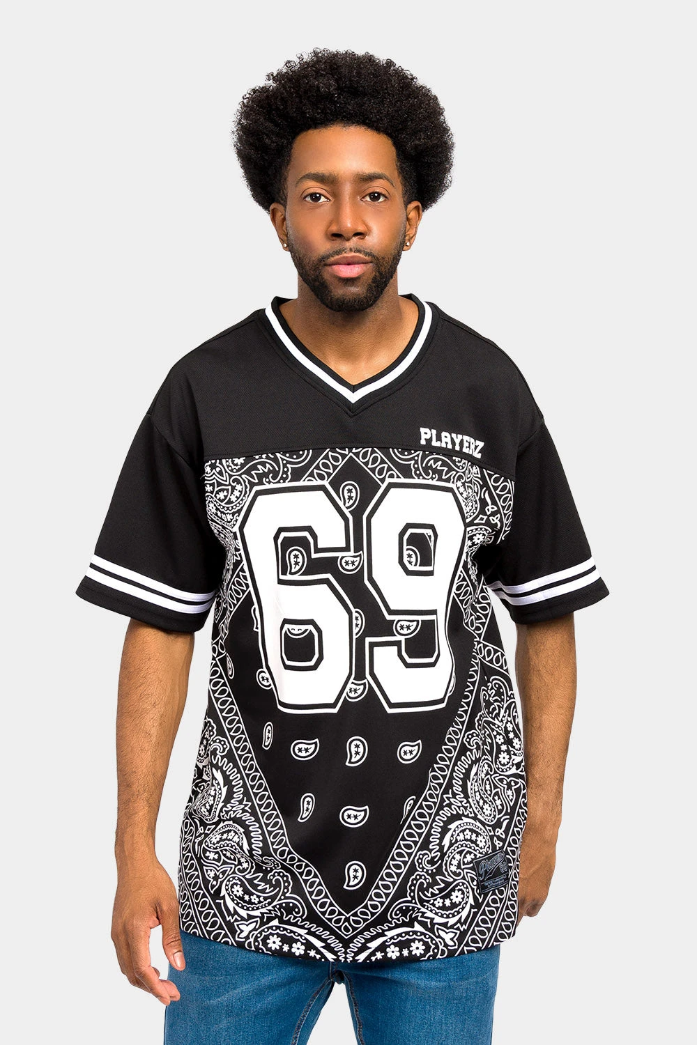 Bandana Paisley 69 Football Jersey 1 Bandana Paisley 69 Football Jersey
