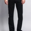 Men's Slim Fit Colored Jeans (Black)