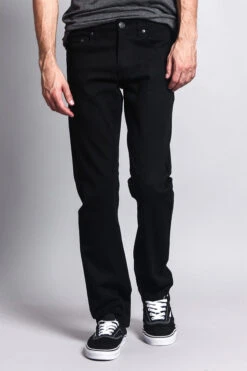 Men's Slim Fit Colored Jeans (Black) 9 Men's Slim Fit Colored Jeans (Black) -Victorious GS21 BLK 5
