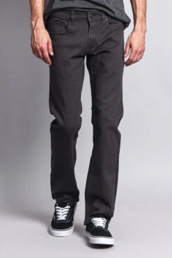Men's Slim Fit Colored Jeans (Charcoal) 9 Men's Slim Fit Colored Jeans (Charcoal) -Victorious GS21 CHC 5